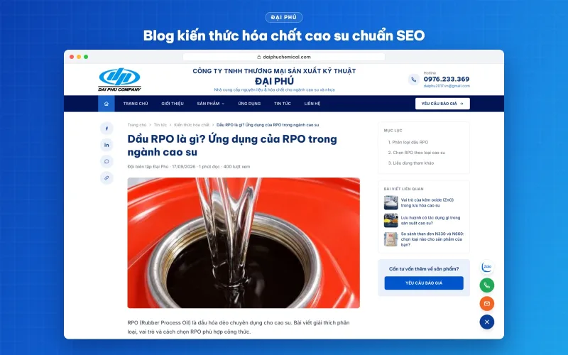 Thiết kế website hóa chất ngành cao su Đại Phú daiphuchemical.com – ảnh 6